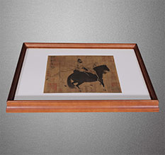 红原书画装裱配框服务案例